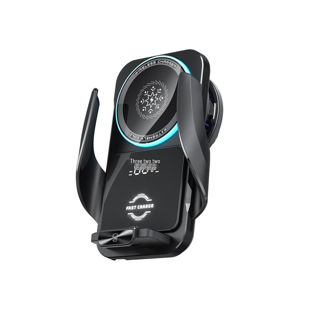 2026 Smart Car Phone Holder with 15W Wireless Charging and Auto Opening/Closing