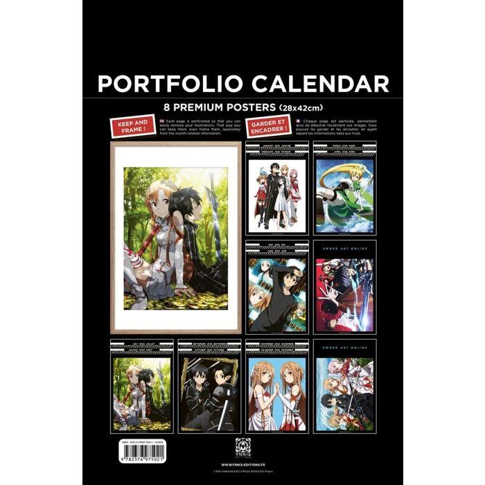Ynnis Editions - Sword Art Online - Portfolio calendrier 2025 Sword Art Online *ANGLAIS*