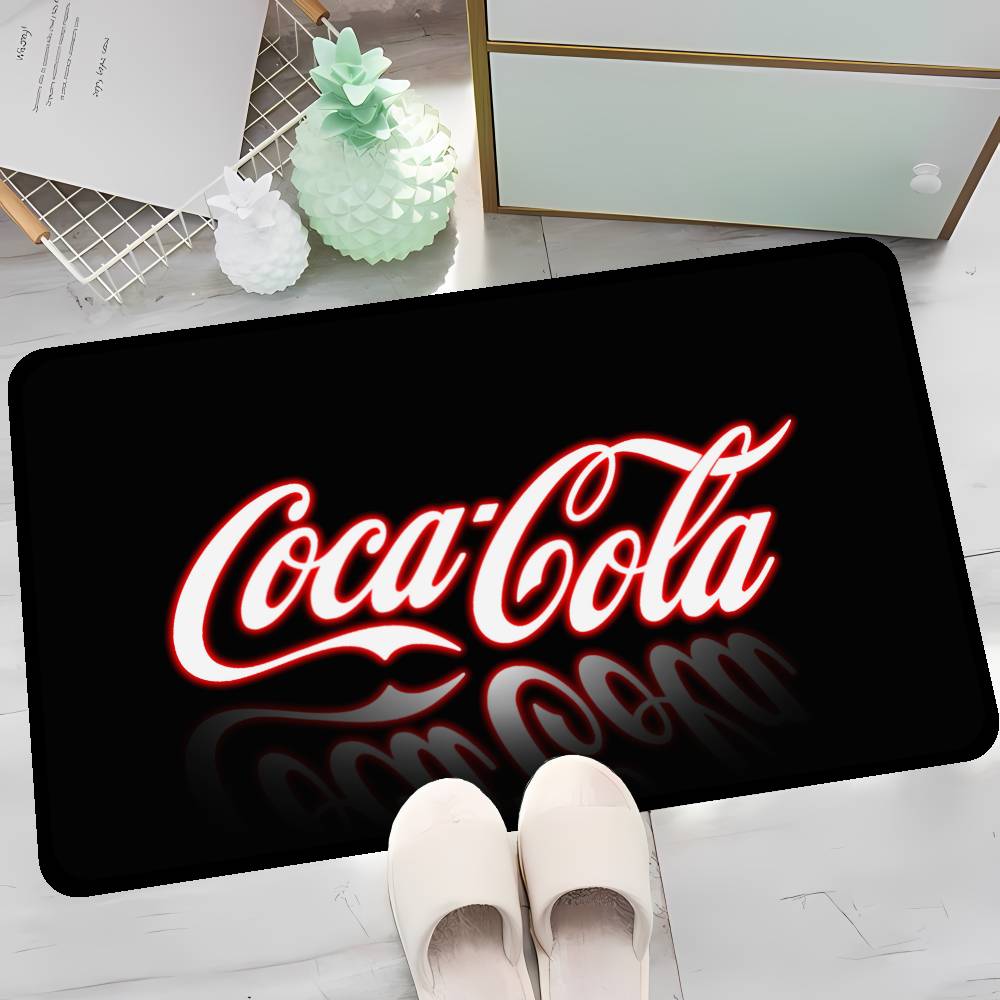 C-Coca-C-Cola Küchenmatte Kinderzimmer Schlafzimmer Dekoration Balkon Rutschfeste Fußmatte Wohnzimmer Alfombra