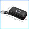 For Volvo XC90 XC60 XC70 XC40 V90 V60 V40 C70 C30 S80 Car Key Holder Pouch Wallet Housekeeper Key Case Mini Card Bag