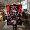 1PC the Warriors Print Flannel Blanket, High Quality Comfortable for All Seasons, Home Decor, Warmth and Comfort, Perfect for Christmas Gifts216