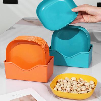 12Pcs Tableware Lightweight Modern Japanese Style Table Garbage Appetizer Plate Tray Garbage Dish