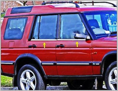 Cam kenar (4 adet, paslanmaz çelik) Land Rover Discovery II için