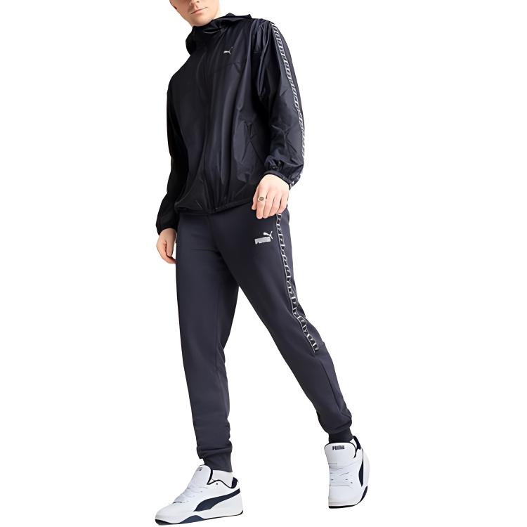 Puma Comfortable Versatile Simple Windproof Waterproof Sun Protection Jacket Men Jackets Dark-Blue 687545-16
