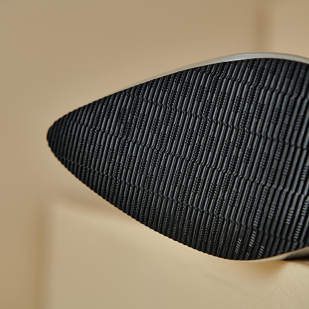 Gold Silver Women Mid Calf Boots High Heel Small Big Size 32 46