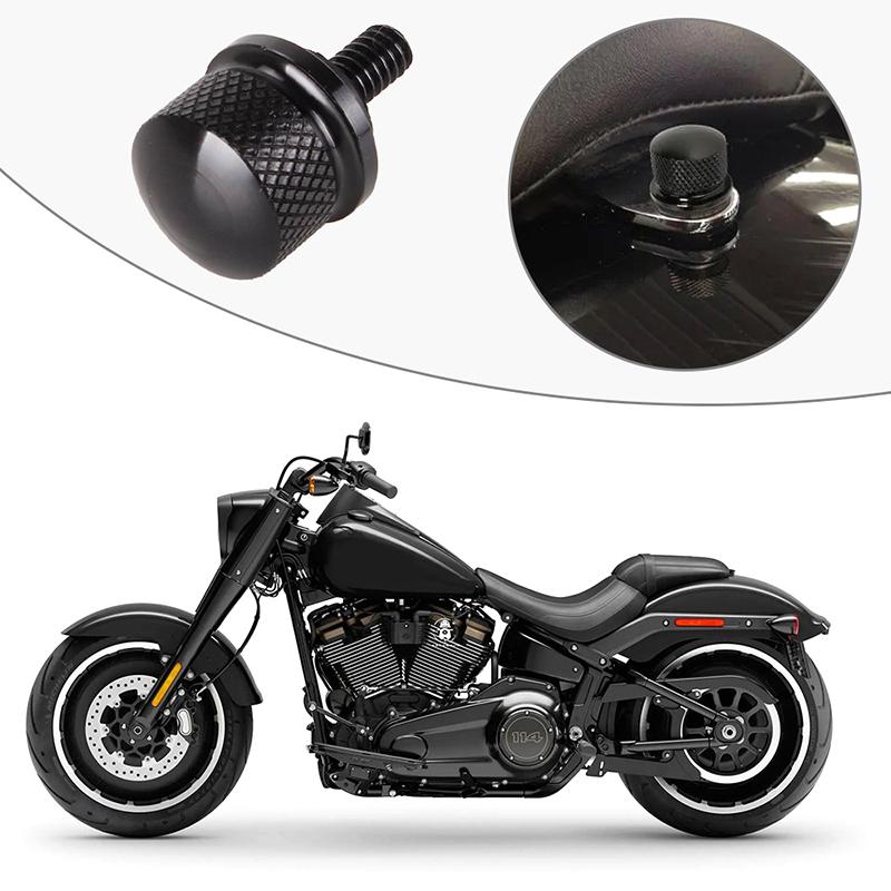 Motorcycle Rear Fender Seat Bolt Screw Nut Tab Cover For Softail Touring Motorbikes 96-Up Billet Aluminum Parts