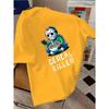 European sizes Children Cereal Killer Graphic T-Shirt - Casual Short Sleeve Tee with Cartoon Character Design, Summer ' Clothing,Comfortable ' Wear