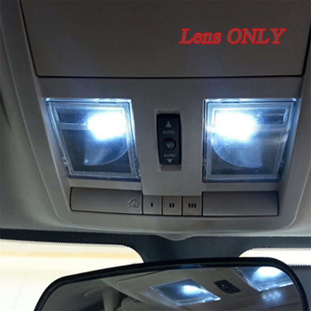 Pair Interior Overhead Front Console Light Cover Lens Replacement For Jeep Dodge