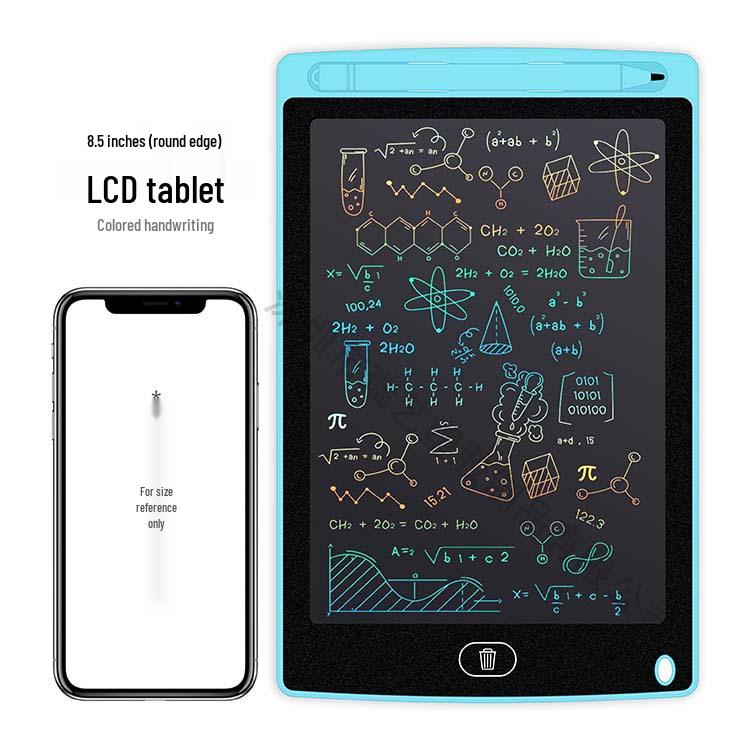 LCD Writing Tablet: 8.5/10/12 Inch Electronic Drawing & Painting Board for Kids - Hand-drawn & Blackboard Style.