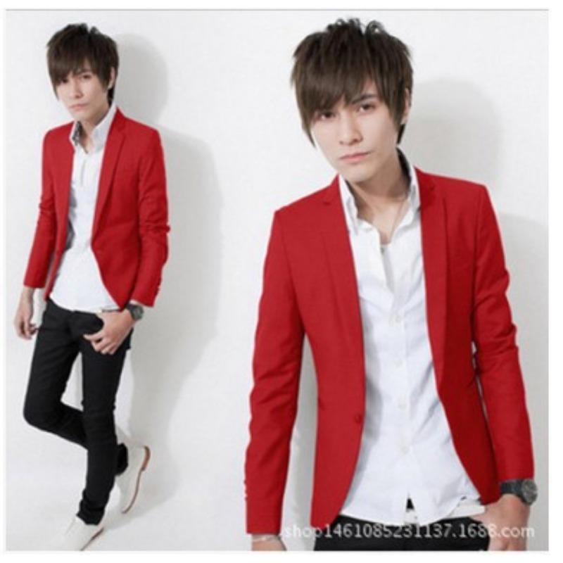 New Men's Casual Small Suit Korean Version Fashion Men's Blazer