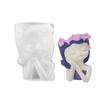 Flower Pot Silicone Mold 3D Girl Succulent Planter Concrete Mold DIY Craft Vase Resin Epoxy Mold DIY Pen Holder Decor