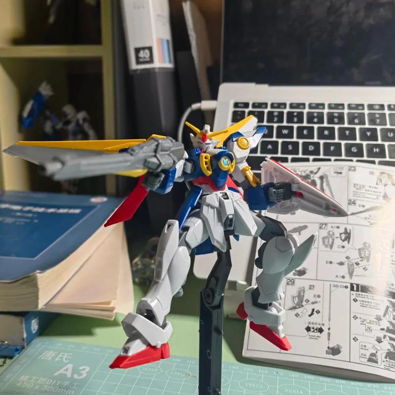 XingDong HG 1/144 EW Wing Modified Version HG Zero Non-Feather WING Prototype Transformable Assembly Model Kit Collectabe Toys