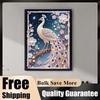 Animal Special Shaped 5D DIY Partial Drill Pearl Gem Diamond Art Painting Kit for Adults Beginners Home Decor 30x40cm