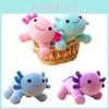 Cartoon Pink Axolotl 30cm Plush Doll Game Soft Stuffed Toy Dolls Kids Gifts Xmas