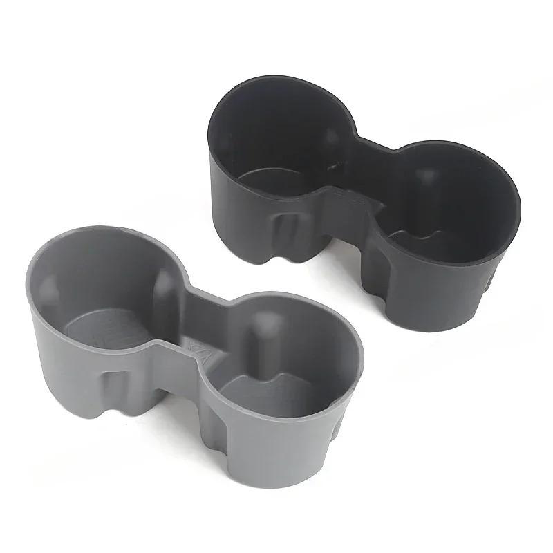 For Tesla New Model 3+ Highland 2024 2025 Water Cup Holder Central Control Cup Slot Silicone Cup Holder Limiter Car Accessories