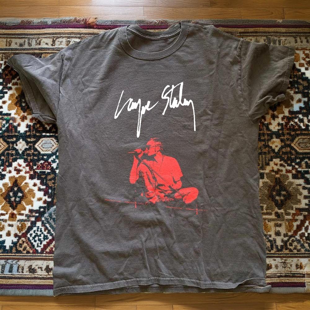 

Винтажная футболка унисекс Layne Stakey Alice In Chains Угольная S-5XL M