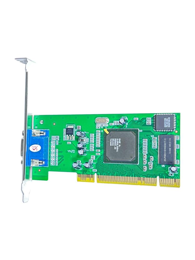 PCI VGA Display Card ATI  L 8MB 32Bit Multi-Display Tractor Card PCI Video Card SDRAM VGA Card for Computer Desktop