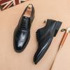Fashion Size 38-48 Classic Men Business Dress Shoes Men Casual Comfortable Fashion Leather Shoes Men Gentleman Banquet Brand Derby Shoes