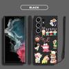 Fashion Crayon Shin-chan Case for Samsung Galaxy S25 S25Edge S21 Plus S23 Note 20 10 Ultra S20 FE S22 S24 Ultra Phone Cover