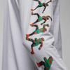 Jordan Character Print Crew Neck Long Sleeve Sport Tee Men Tops White FB7455-100