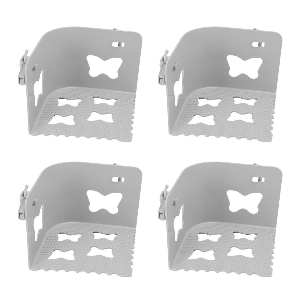 4pcs Bed Sheet Holders Plastic Anti Slip Corner Fitted Sheet Holders Fasteners with Lock Keep Sheets Firm Tight