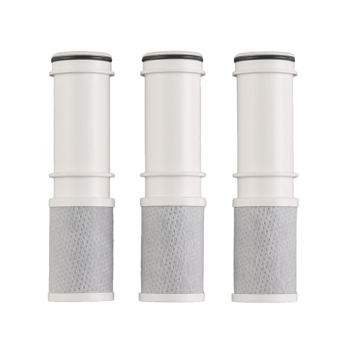 Replacement Cartridges for PZS160-3 Water Purifier Faucets (Compatible with KM6001EC) - Pack of 3