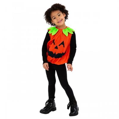 Fantasia infantil/infantil de abóbora para Halloween
