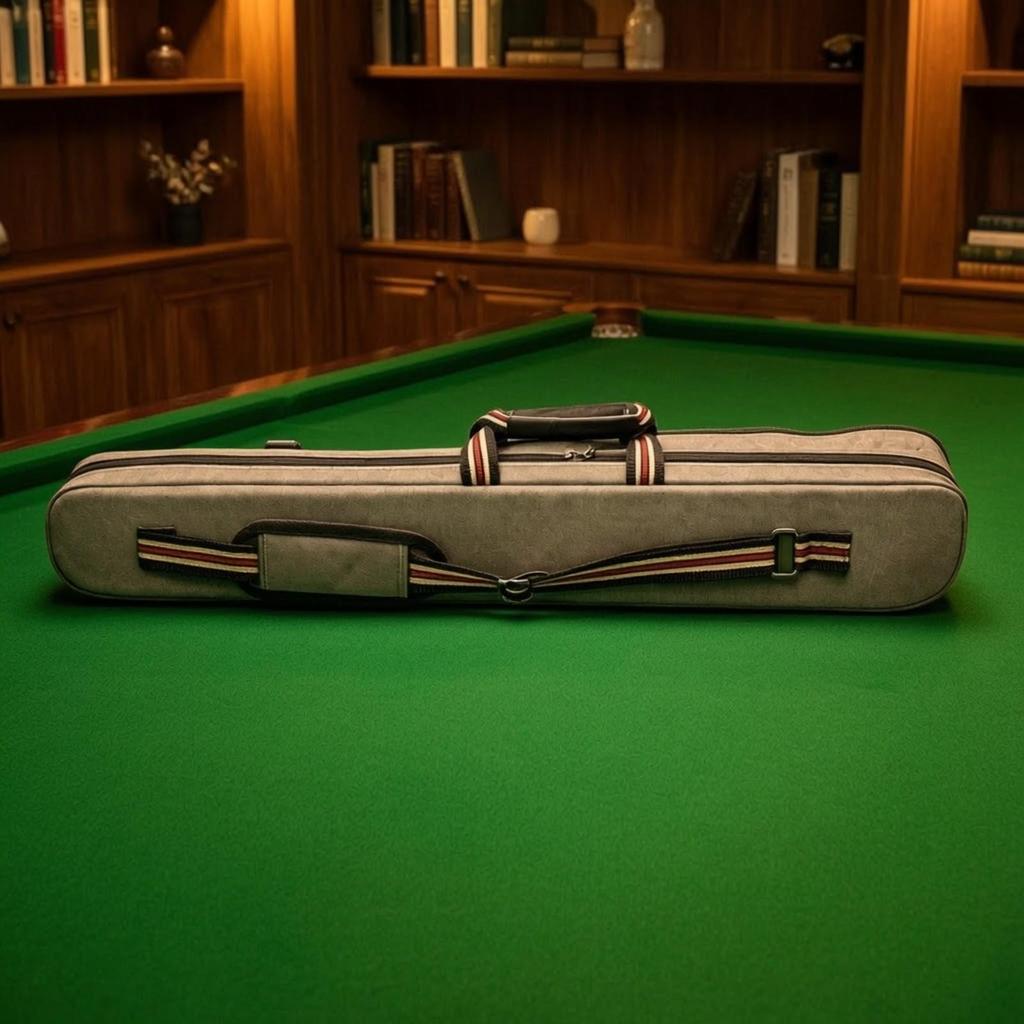 Billiard Cue Case Zippered Snooker Heavy-Duty Soft