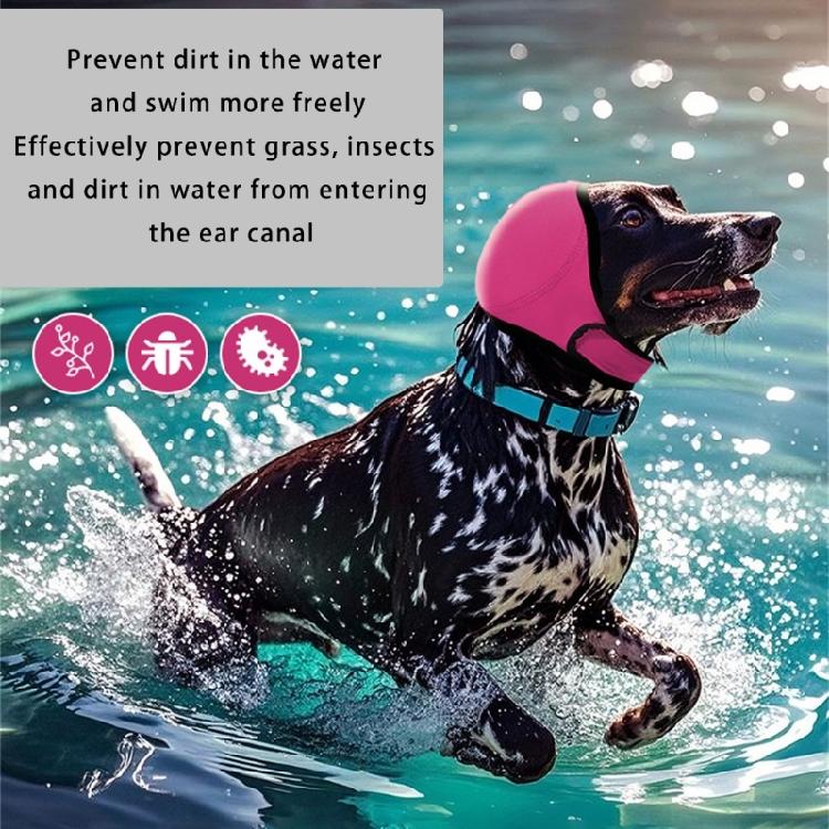 Dog Ear Covers EarMuffs Calming Head Sleeve Ear Protectors Soft Polyester Calming Snood Hearing Protectors