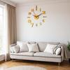 DIY 3D Luminous Silent Wall Clock - No-Drill, Simple Hanging Decor for Living Room