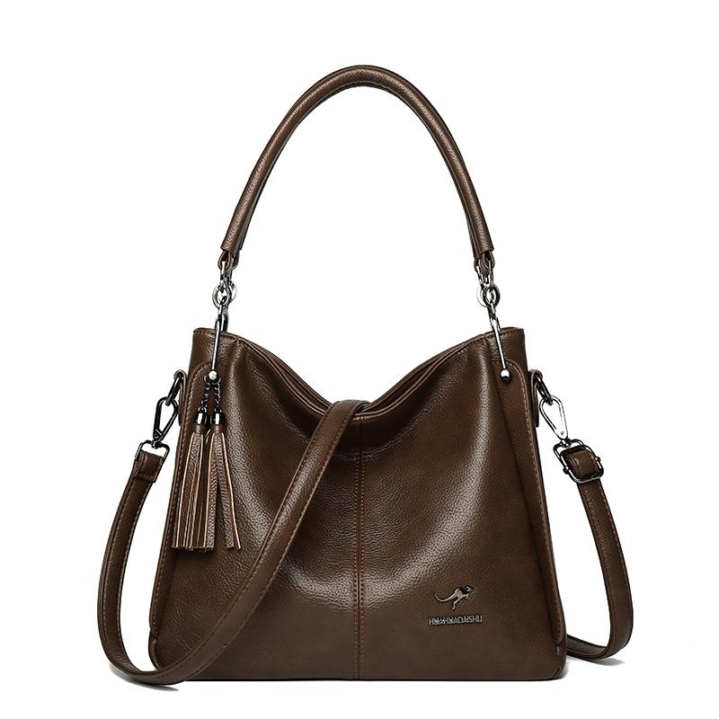 PU Messenger Bag Women's Large Capacity Shoulder Bag Mother Bag