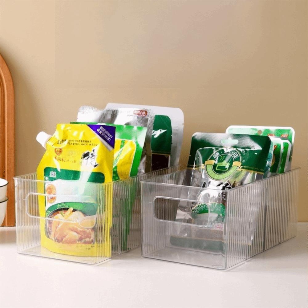 Acrylic Cosmetic Storage Box Large Capacity Portable Desktop Skincare Basket Transparent Display Case Desk Rack Accessory