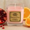 Soy Wax Jar Candle, Pomegranate and Orange