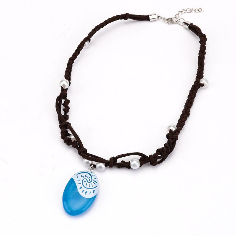 

Изысканное ожерелье ручной работы «Принцесса Моана: Океанское приключение» для детей с цветочным дизайном