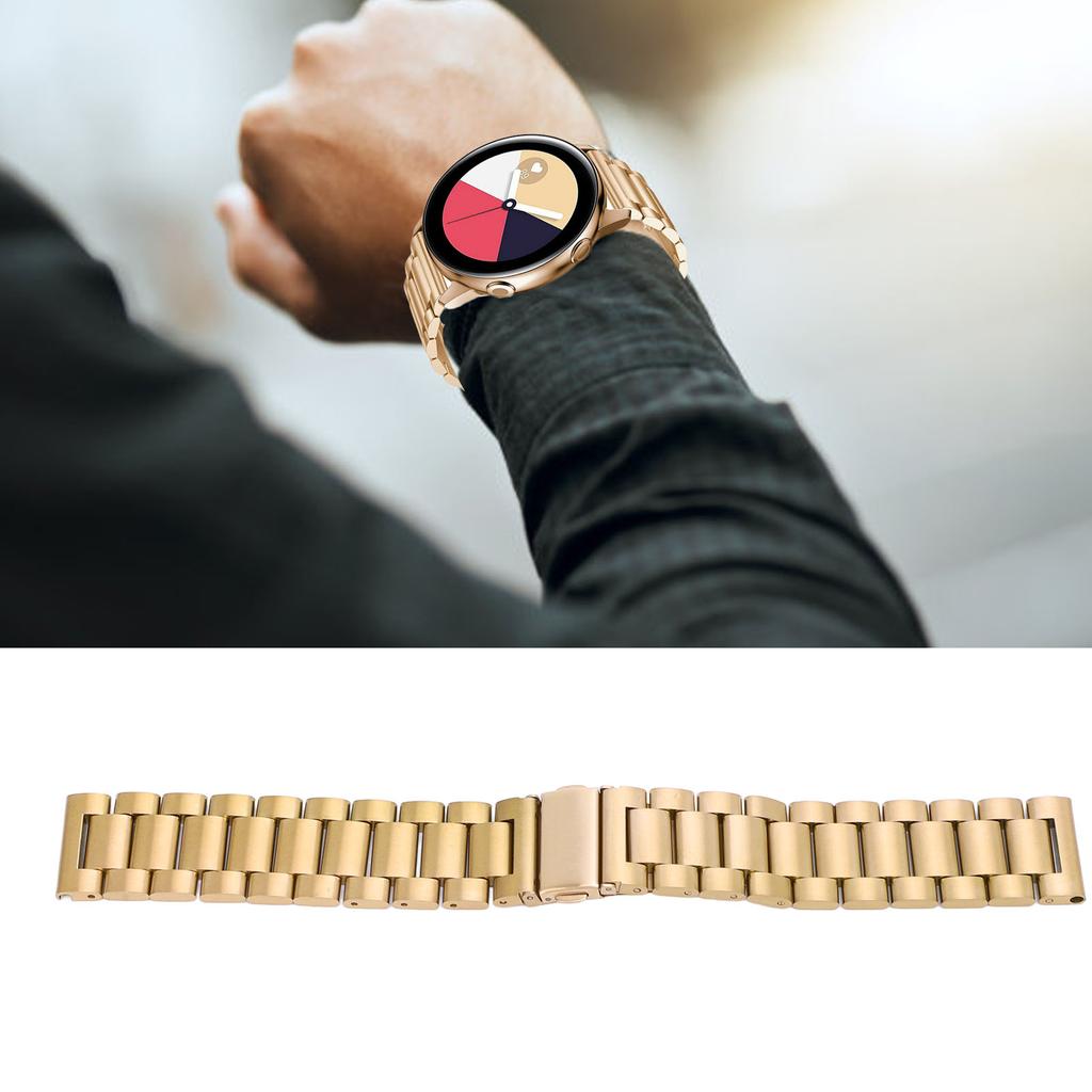 Quick Release Watch Metal Strap Micro Adjustable Clasp Stainless Steel Wristband Compatible for S2 F
