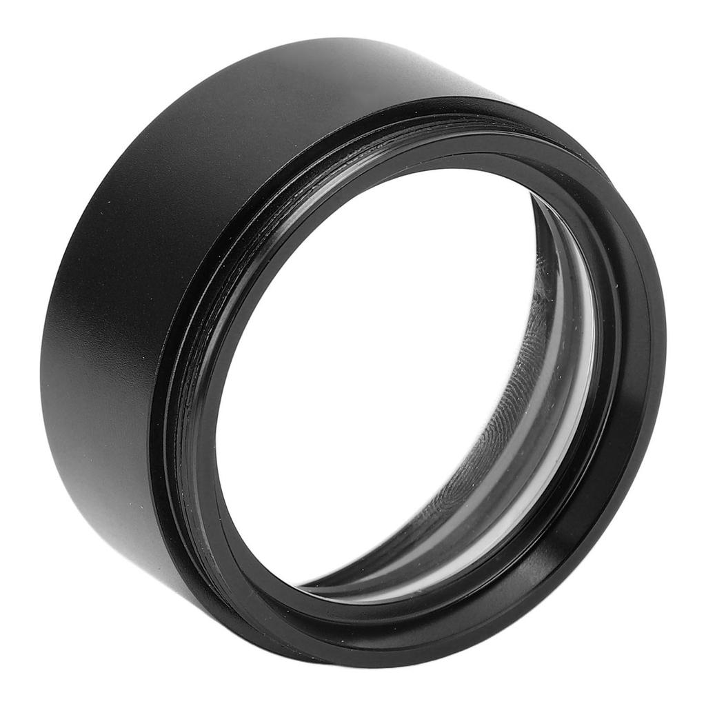 Microscope Auxiliary Objective Lens High Transmittance Anti Blue Stereo Microscope Auxiliary Objective Lens 0.7X Black