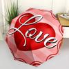 1pc Love Heart Print Automatic Open/Close Umbrella, 8-Rib Sturdy Frame, Umbrella for Travel, Everyday, Formal Events Yy251126058