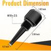 Ecocstm 55201 Magnetic Oil Dipstick for Inverter Generators | Compatible with Predator/Wen/Yamaha, Aluminum Generator Magnetic Oil Dipsticks with O