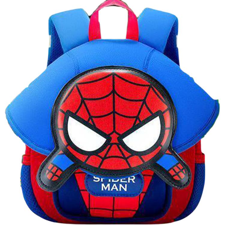 

New Disney Neoprene With PU Student Bag Kids Blue & Red B20124 23.1*15.0*24.9CM