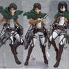 Attack On Titan Collectable Pvc Action Figure Collection - Eren Jaeger 207 Mikasa Ackerman 203 Levi Ackerman 213 - Anime Toy Model Gift