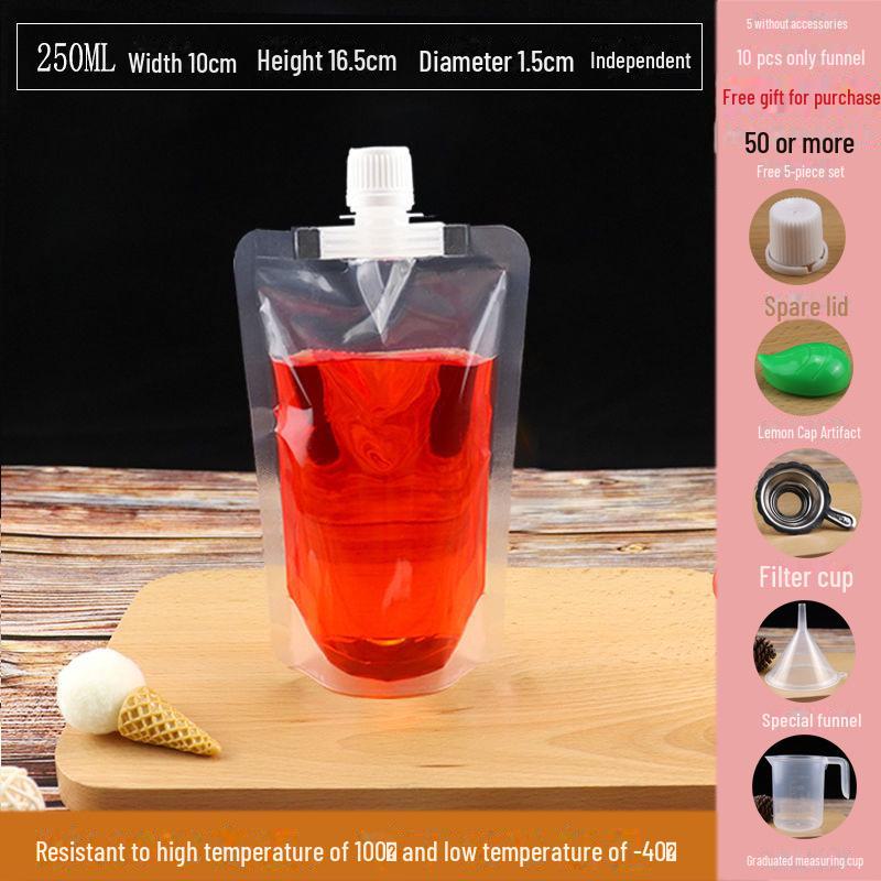 Portable Music Festival Water Bag - Food Grade, Disposable, Essential for Concerts