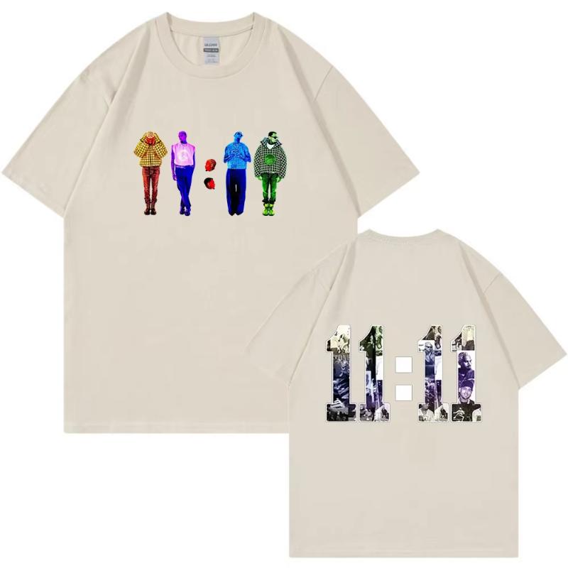

Rapper Chris Brown Breezy Tshirt 1111 Album Merch 2024 Tshirts Unisex Women Harajuku Vintage Short Sleeve T Shirts Streetwear 4XL