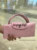 High-Quality Dragon-Inlaid Cowhide Travel Bag: Large, Lightweight, Waterproof Nylon Shoulder Handbag
