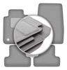 Gray Car Mats For: Ford Mustang MK6 Coupe (2014-)