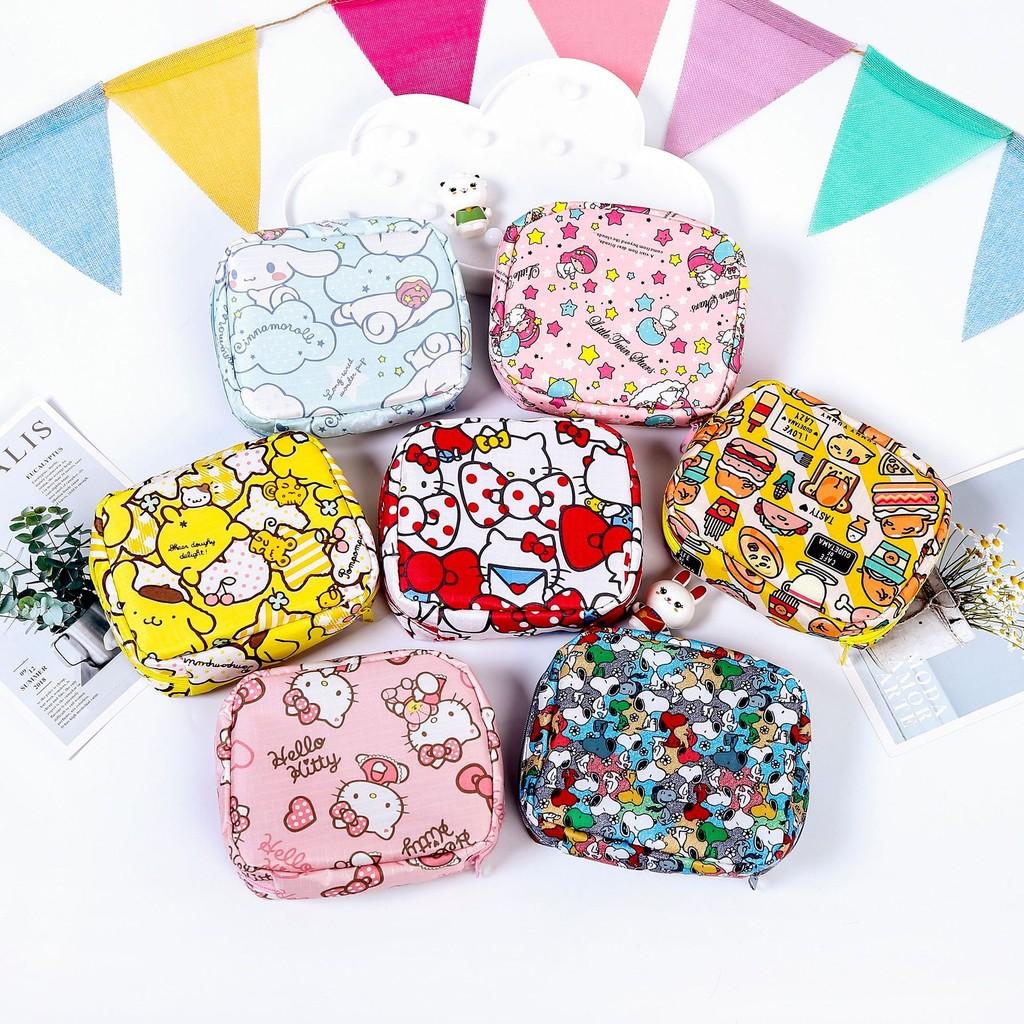 Waterproof Mouse Sanitary Pad Storage Bag For Travel Girls