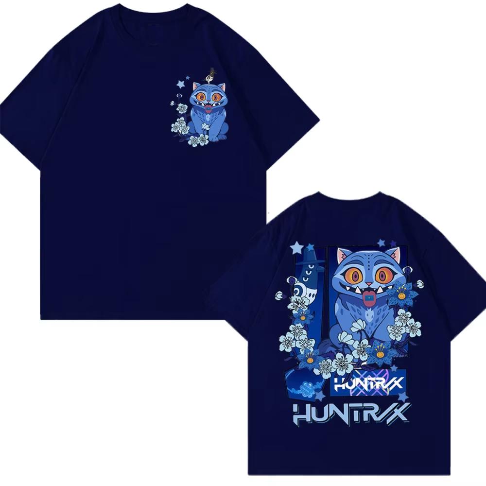 Nueva Película KPop Cazadores de Demonios Tigre Derpy 2025 Camiseta Moda Estética Hombre Mujer Camisetas Cuello Redondo Camiseta Casual Oversize Verano
