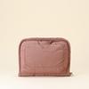 Day Makeup Case Marukka Flexible Pouch Type Dusty Pink [Double & Night] Multi-Function No.15053