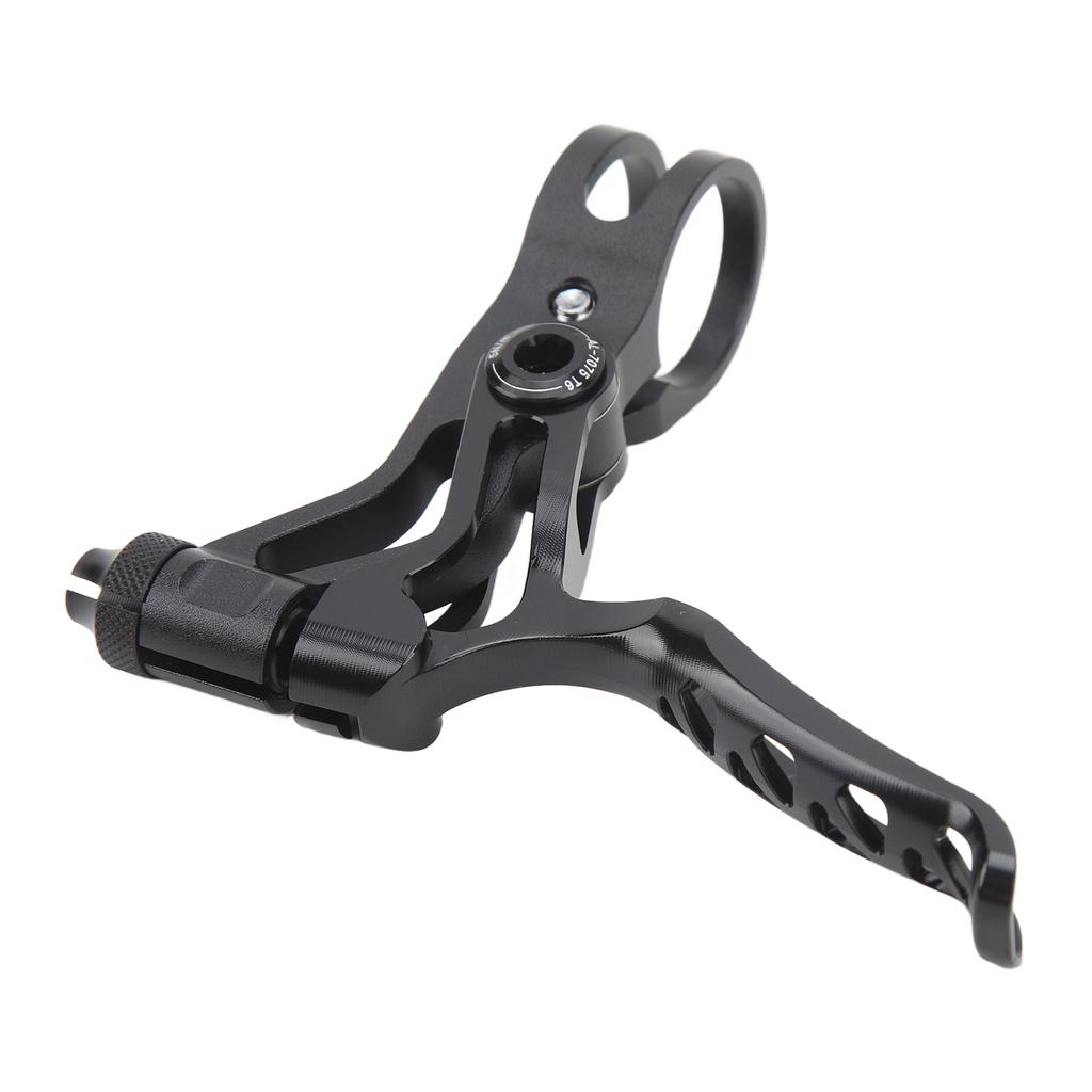 1 Pair Bicycle Brake Lever Hollow Aluminum Alloy 22.2mm Sensitive Black V Brake Handlebar for Folding Bick Road Bike