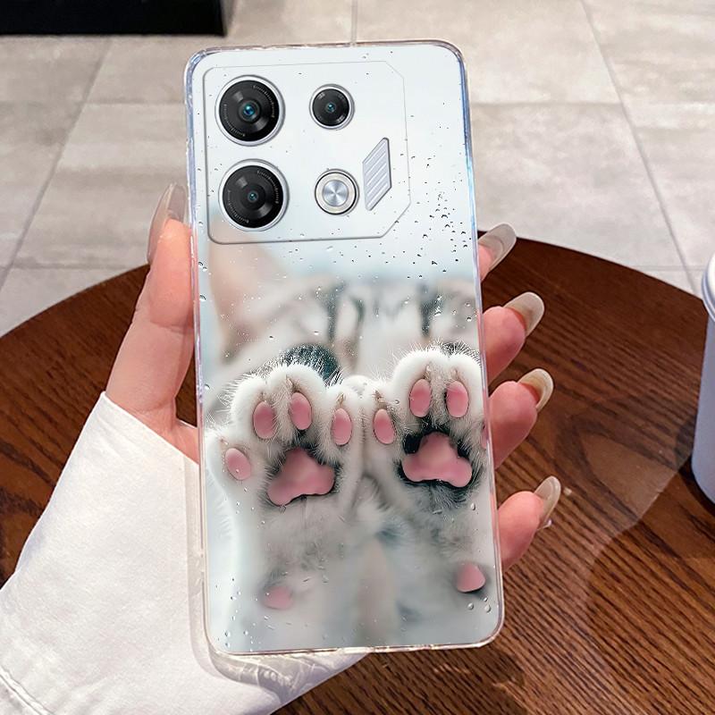 Casing For infinix GT 10 Pro Luxury Dragon Cute Cool Boys Girls Transparent Phone Case Back Cover infinix GT10 Pro GT10Pro Shell