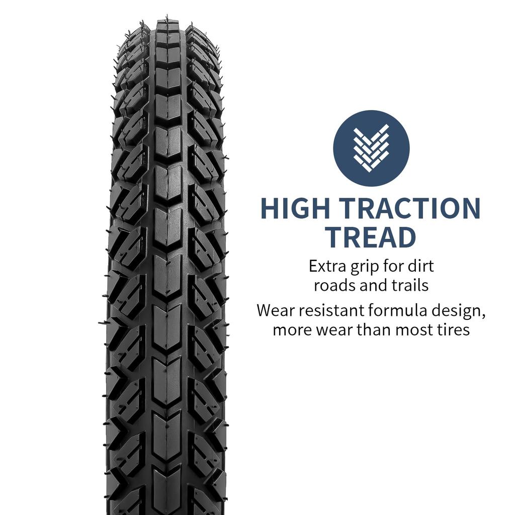 YunSCM Set of 2 16x1.95 Tires, 16x1.95 54-305 Bicycle Tires and Tubes with 32mm Schrader Valves, for 16-inch 1.95 Children's Bicycles, Y-1130